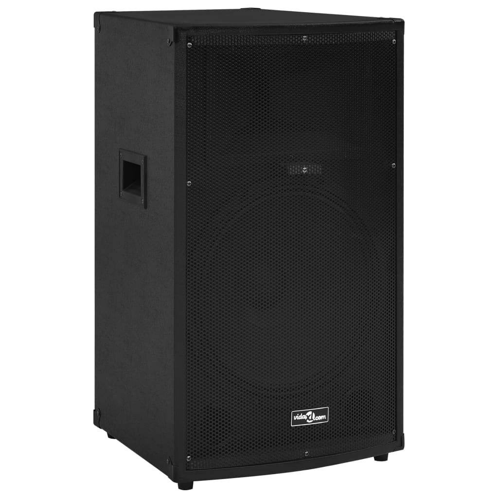 Professional Passive Hifi Stage Speaker 1200 W Black 43x43x75cm